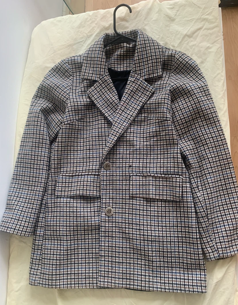 Plaid Blazer Jacket - photo 3