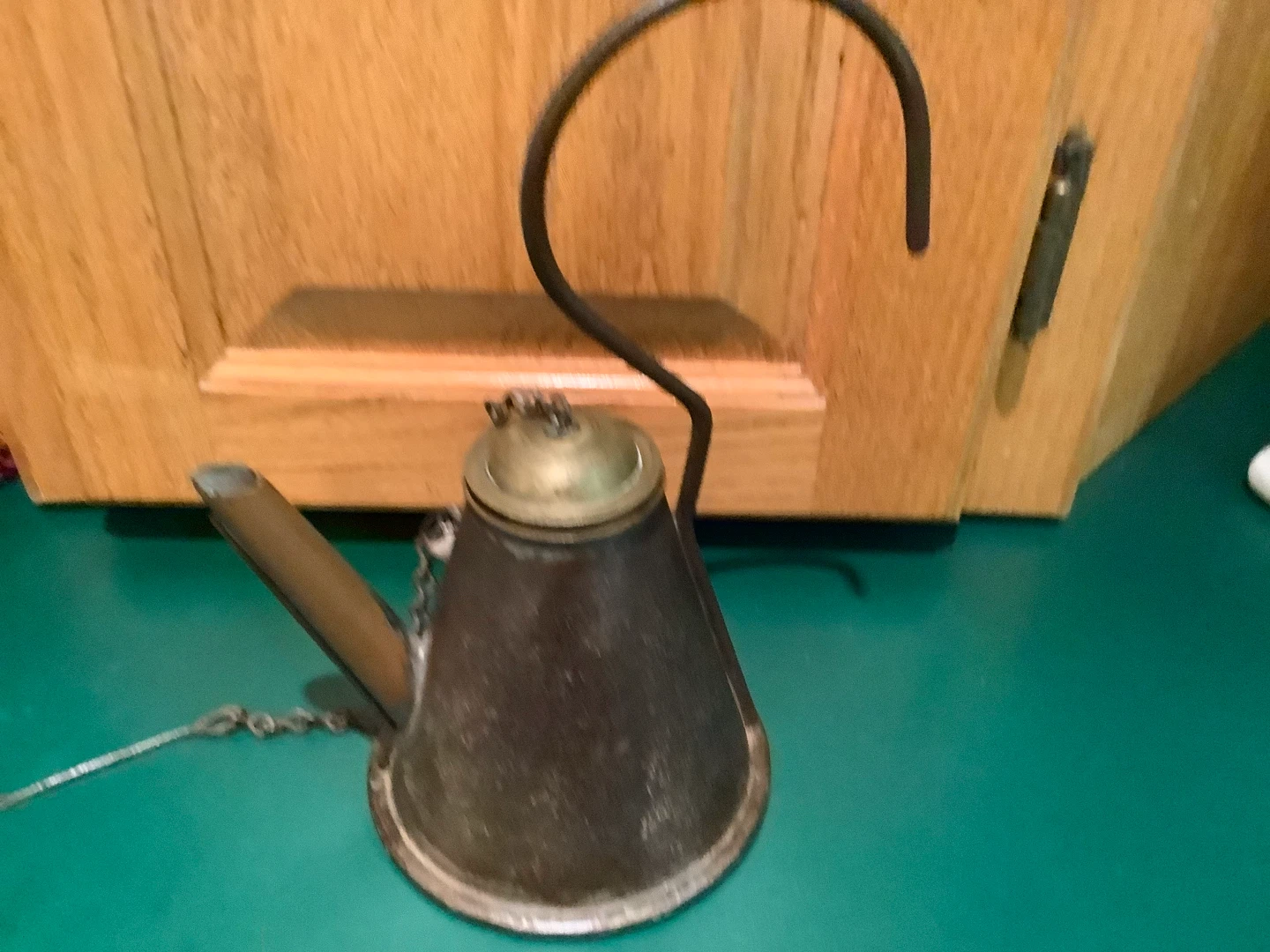 Ant Primitive Brass & Metal Miner’s Oil Wick Lamp 🐞 - photo 4