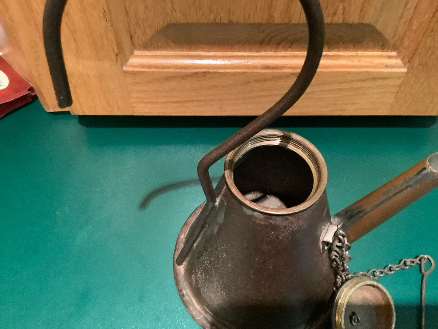 Ant Primitive Brass & Metal Miner’s Oil Wick Lamp 🐞 - photo 5