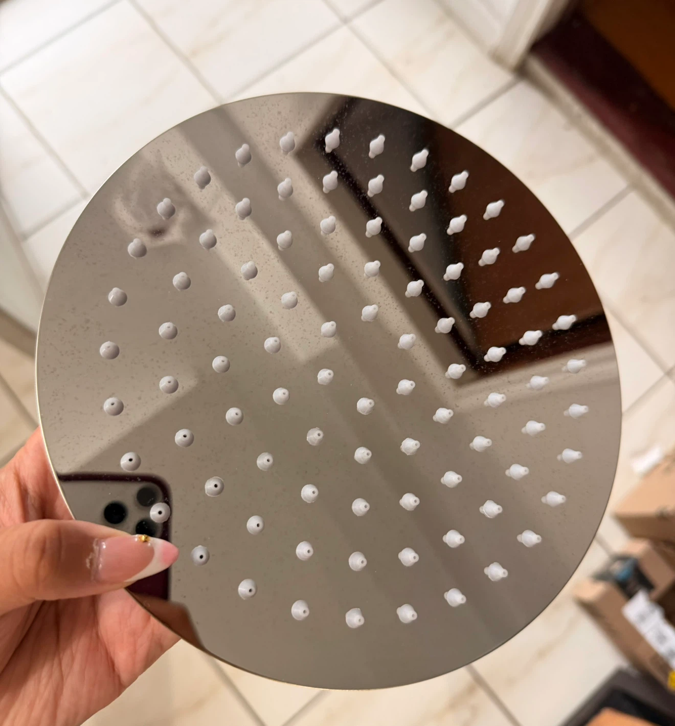2-Stainless Steel Round Shower Head