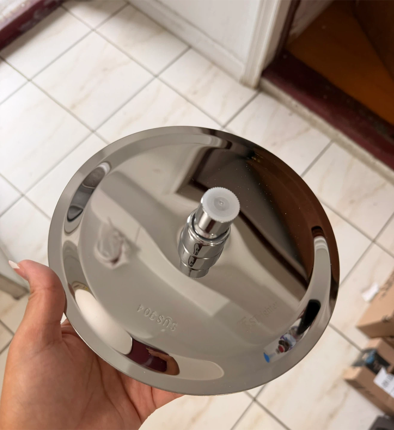 2-Stainless Steel Round Shower Head - photo 3