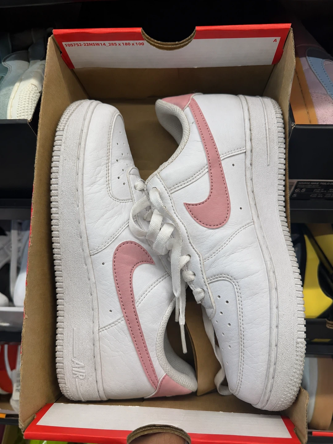 Nike Air Force 1 White and Pink