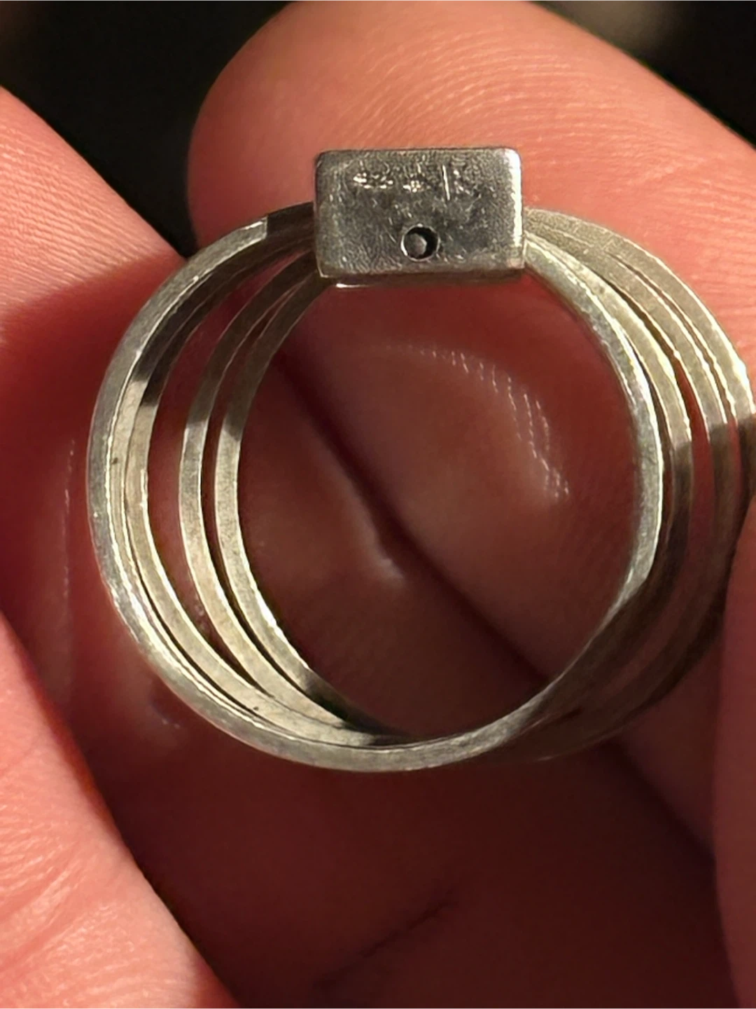 Vintage Kenzo Flower sterling Poppy Ring - photo 3