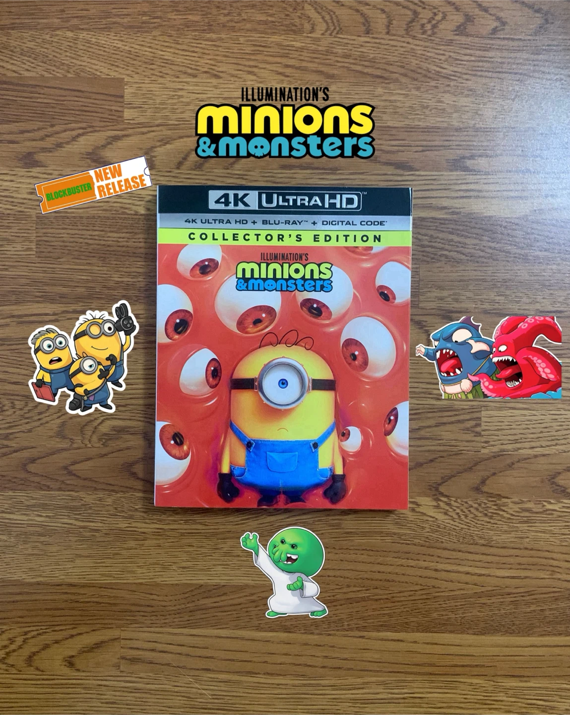 Minions & Monsters (Collector’s…) 4K UHD Blu-ray Combo Pack