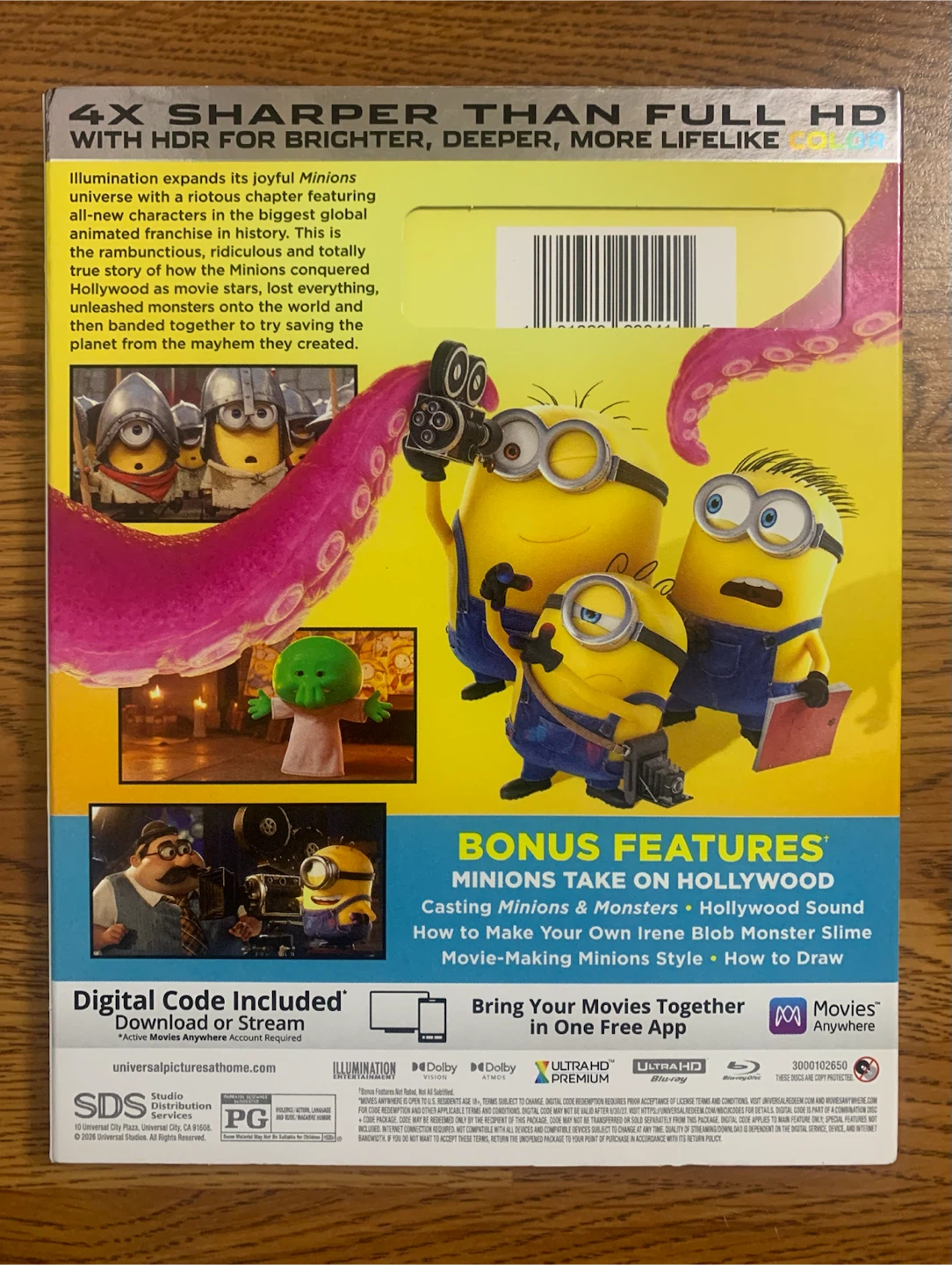 Minions & Monsters (Collector’s…) 4K UHD Blu-ray Combo Pack - photo 2