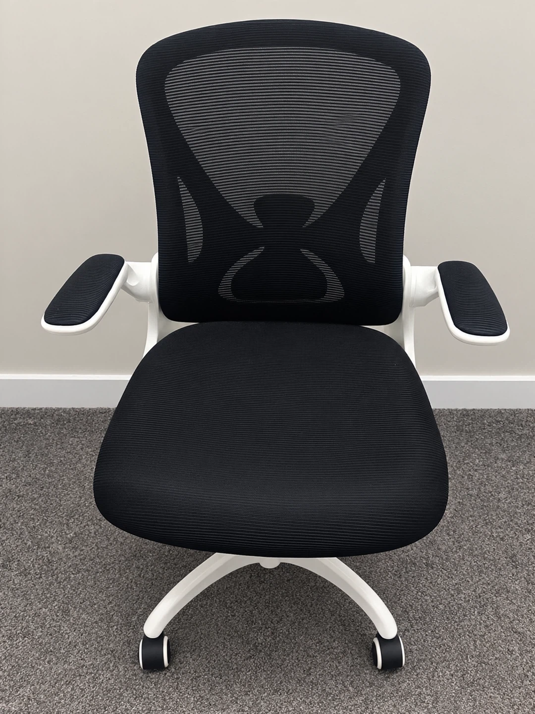 Study Table+Ergonomic Office Chair+ White 3-Drawer Organizer - photo 2