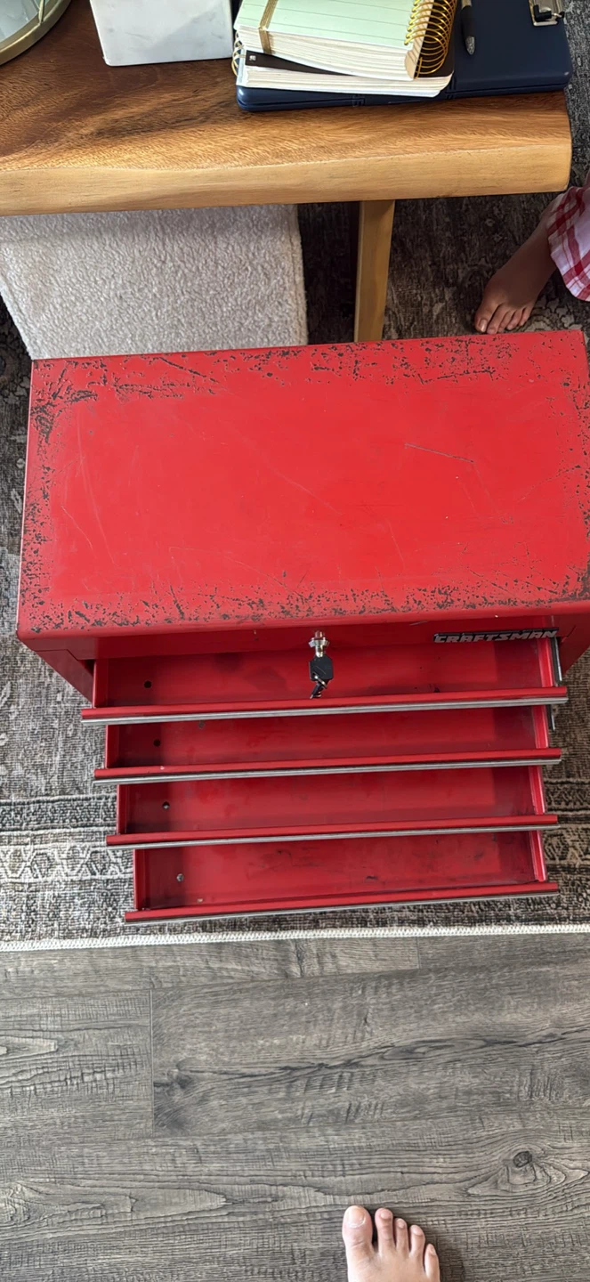 RED Craftsman 4-Drawer Metal Tool Chest - photo 2