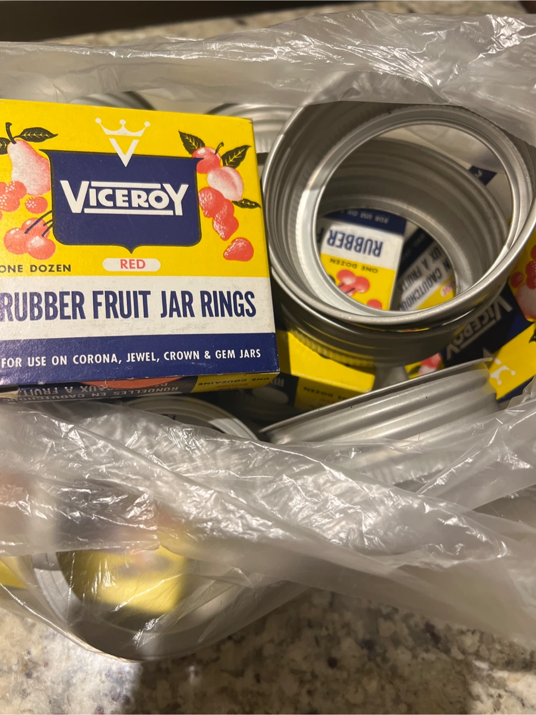 Viceroy Rubber Fruit Jar Rings and lids! - photo 2