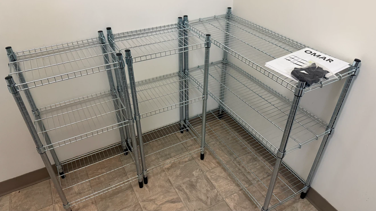 IKEA OMAR Shelving Units – Set of 3
