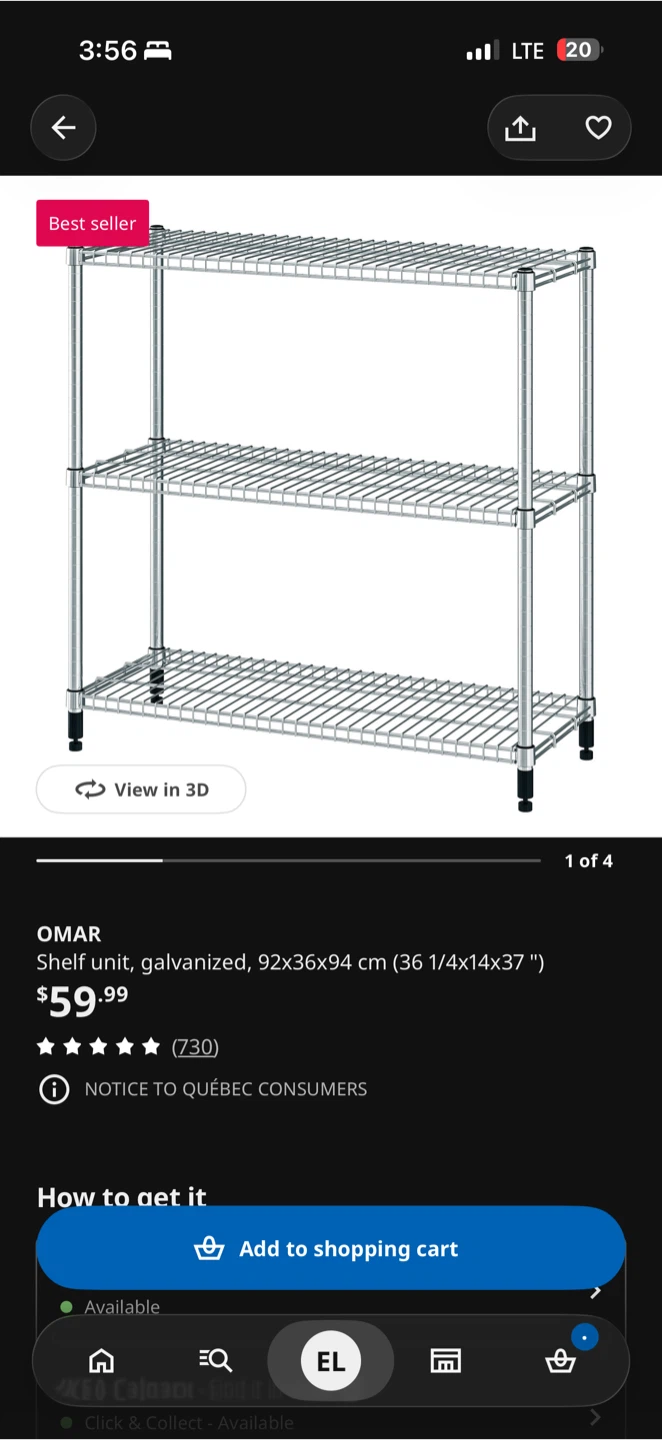 IKEA OMAR Shelving Units – Set of 3 - photo 2
