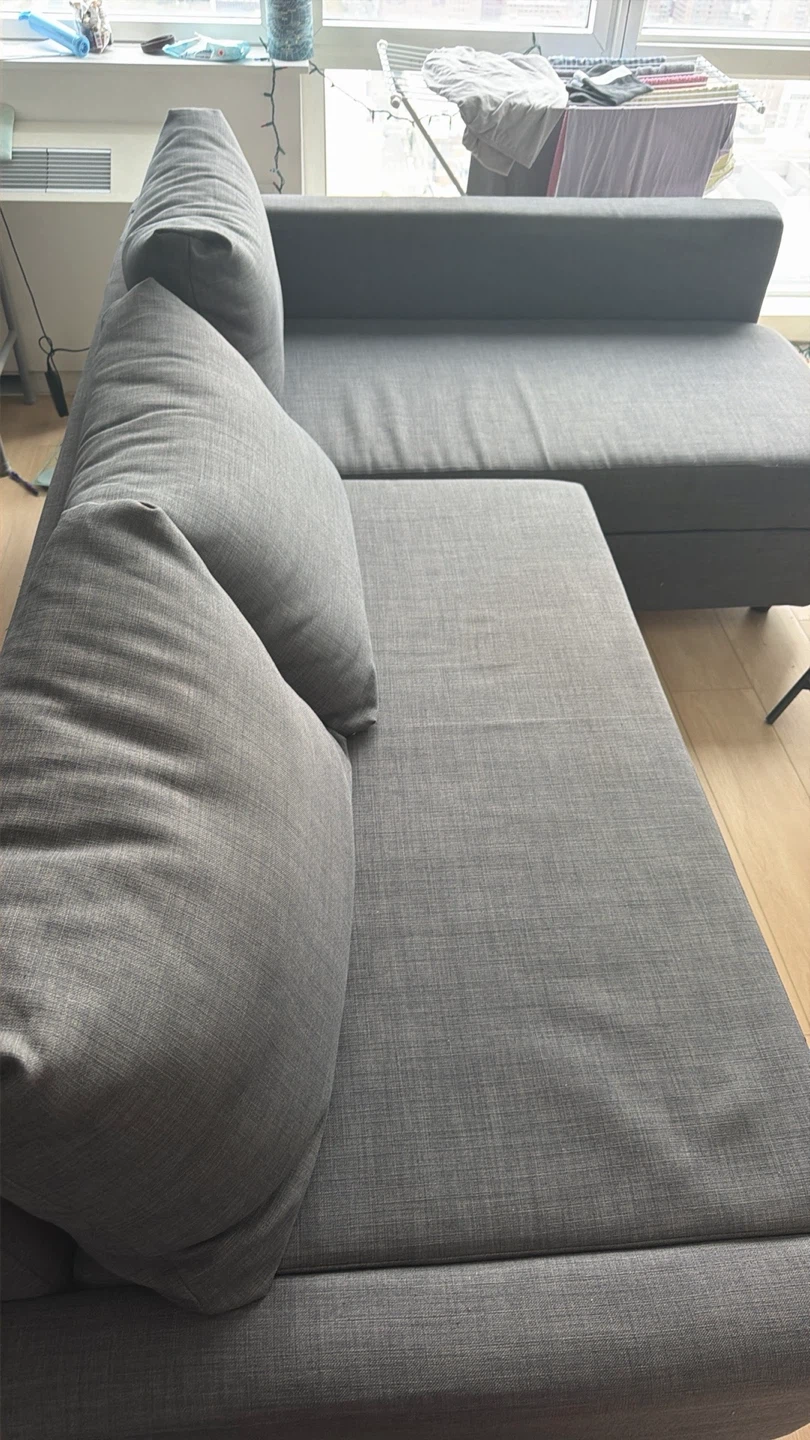 Gray IKEA Kivik Sectional Sofa