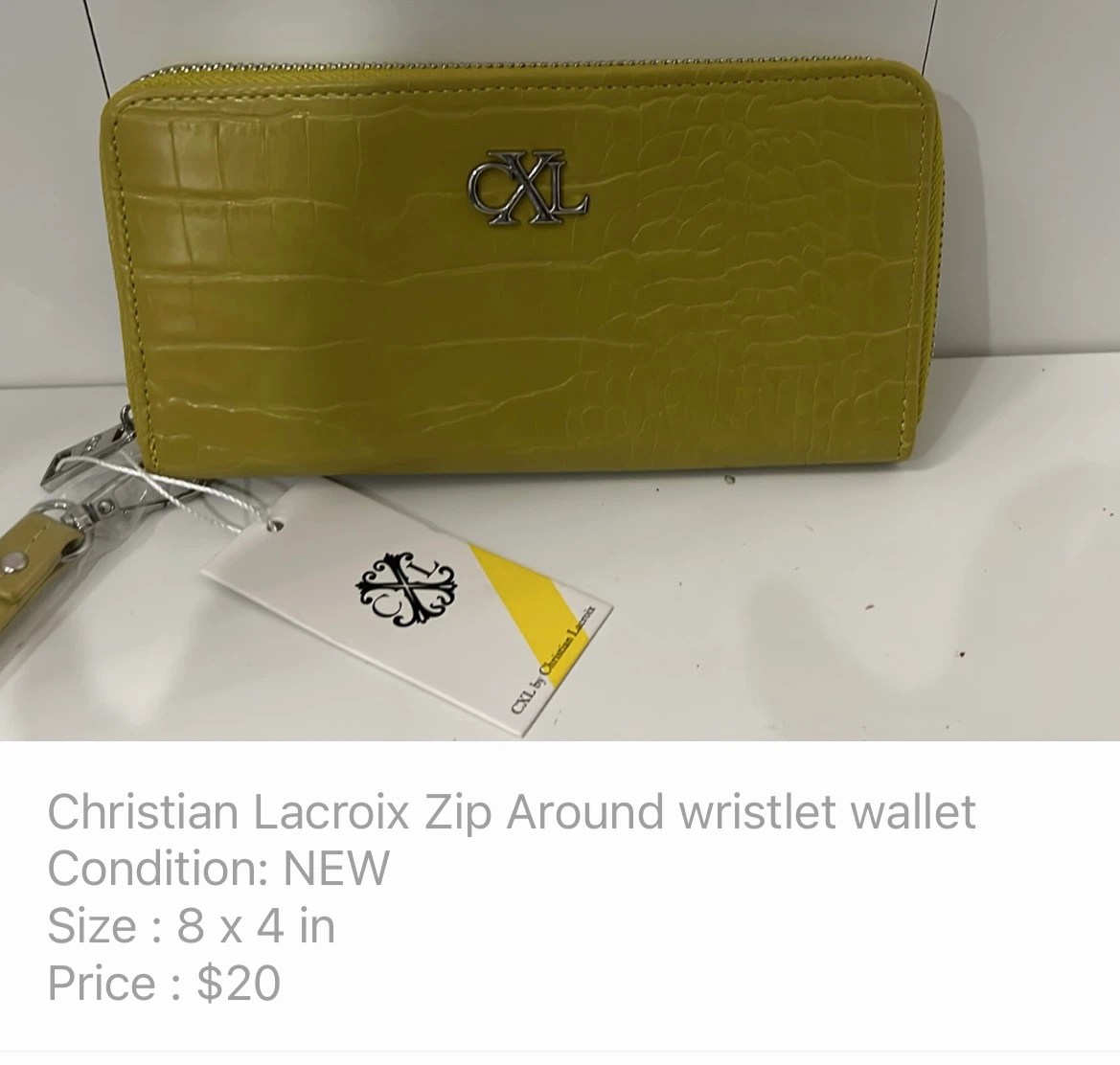 CXL by Christian Lacroix Zip Around Wristlet Wallet