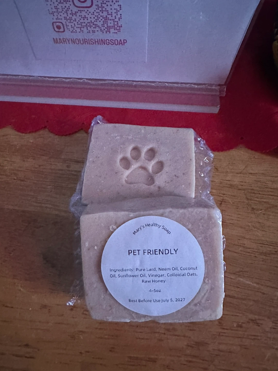 Mary Nourishing Soap Pet Friendly Bar - photo 2