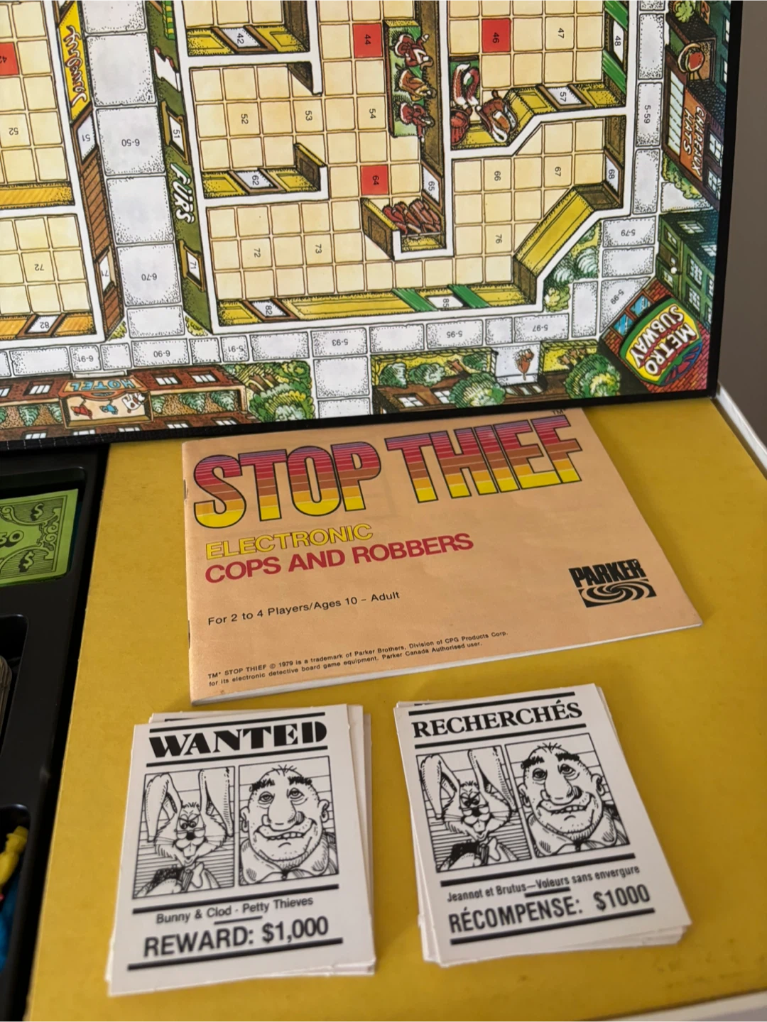 Vintage Stop Thief Electronic Board Game - photo 5