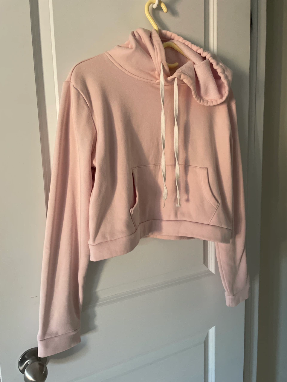 Forever 21 Pink Crop Hoodie