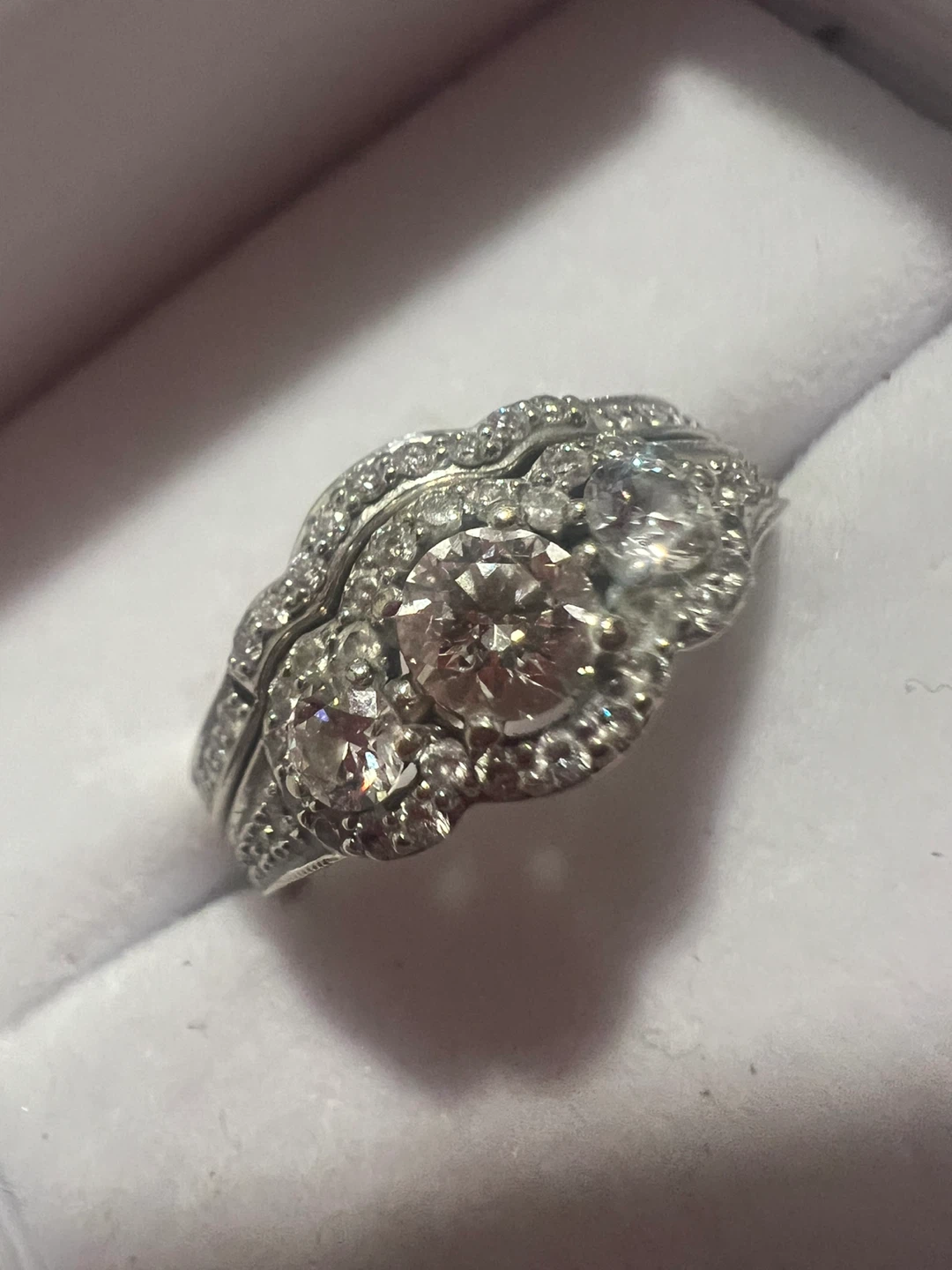 14 k  Diamond Ring Set