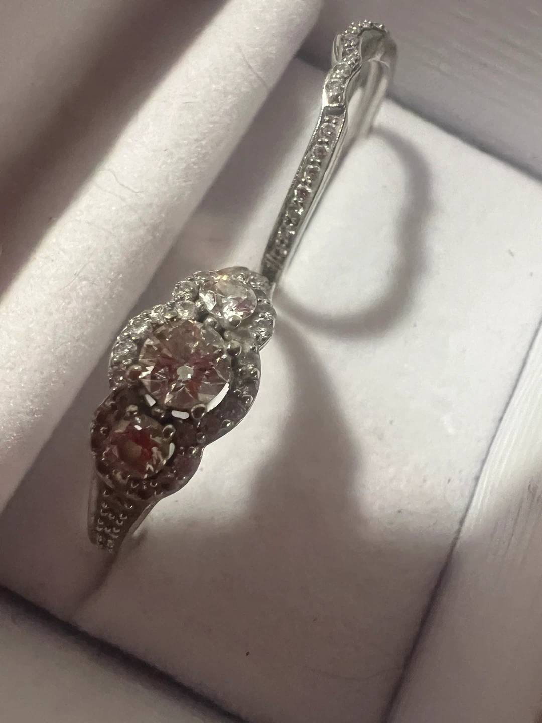 14 k  Diamond Ring Set - photo 4