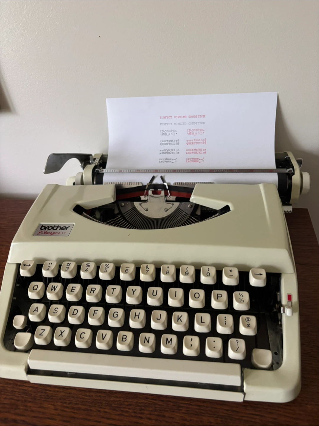 Brother 1971 Charger 11 Portable Manual Typewriter