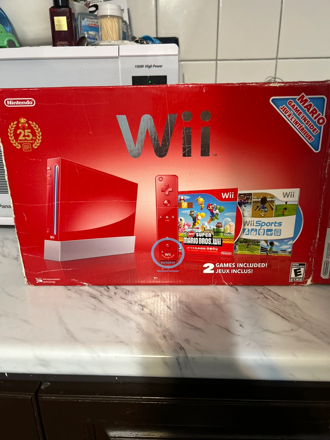 Nintendo Wii 25th Anniversary Edition Red Console Bundle