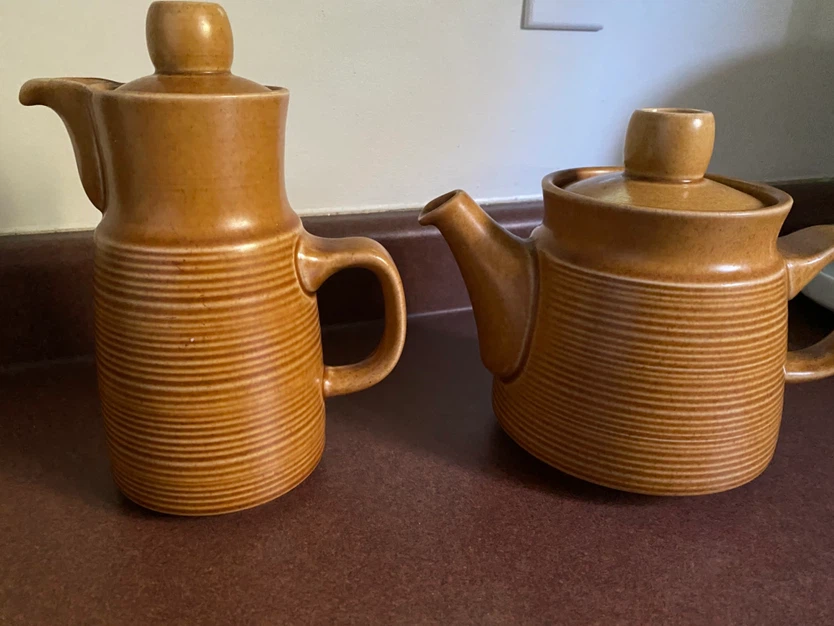 Langley England Stoneware Set MCM 1960