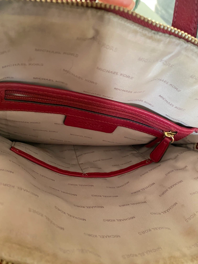 Michael Kors Red Leather Backpack - photo 3