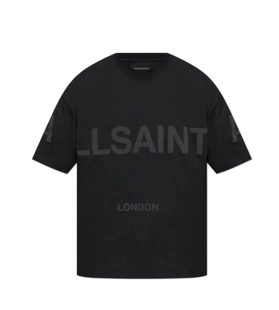 All saints oversized logo t shirt