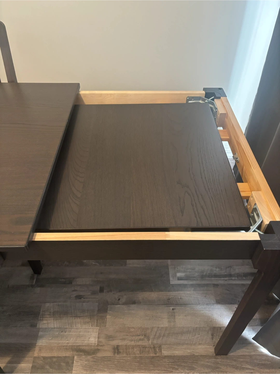 Dark Wood Dining Table and 8 Chairs