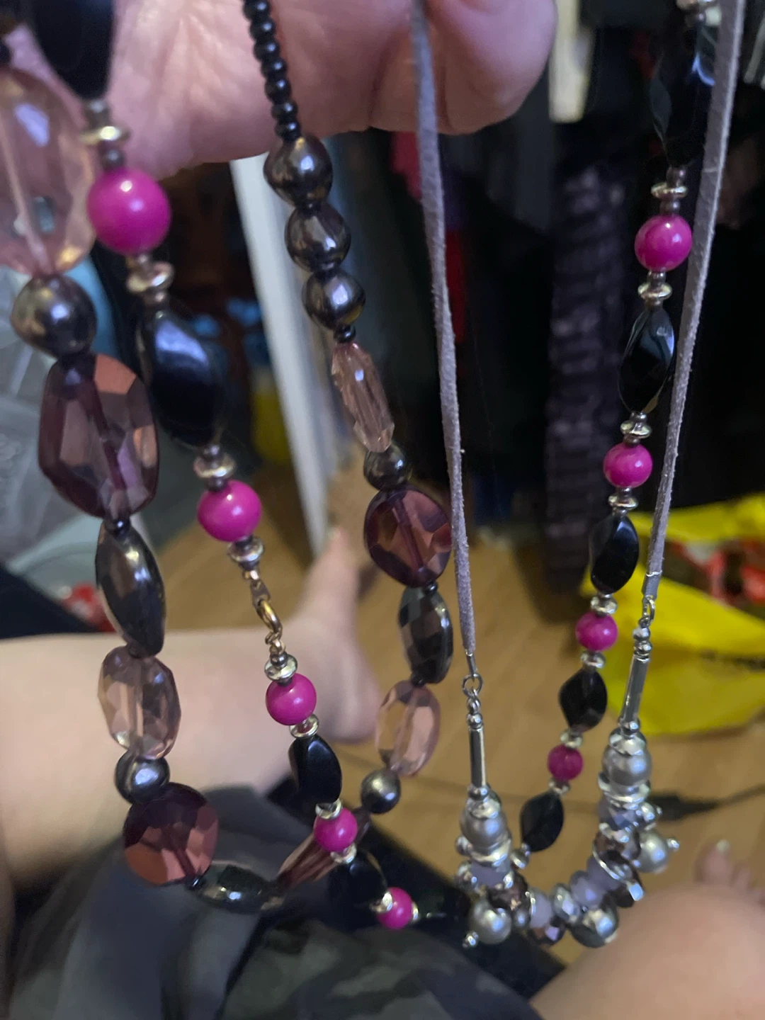 Set of three assorted necklaces