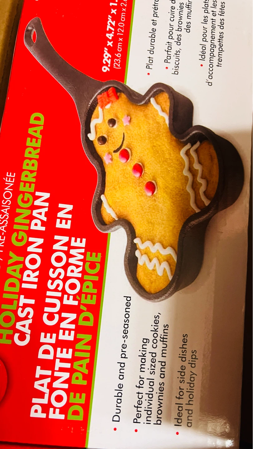 $5/ea. Betty Crocker Holiday Cast Iron Pan