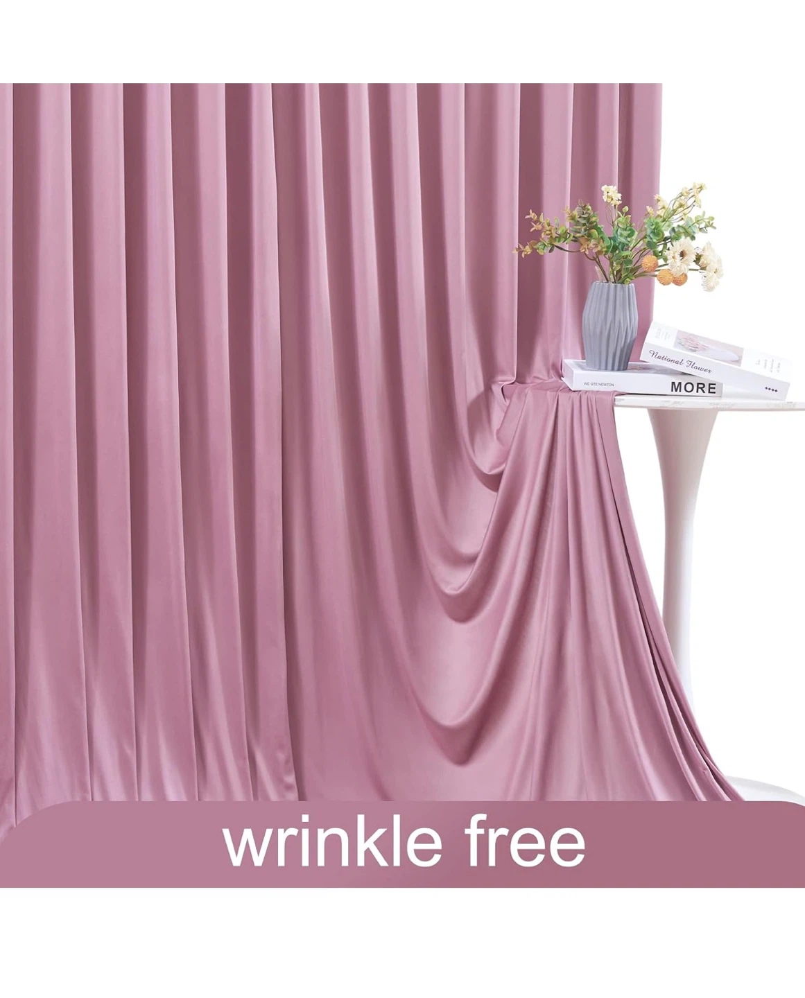 Pink Backdrop Curtains 2 Panels - photo 2