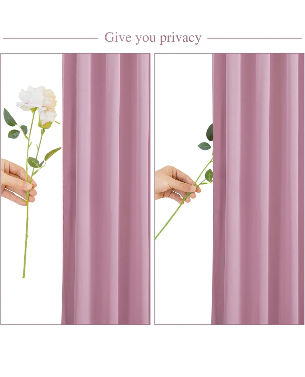 Pink Backdrop Curtains 2 Panels - photo 3