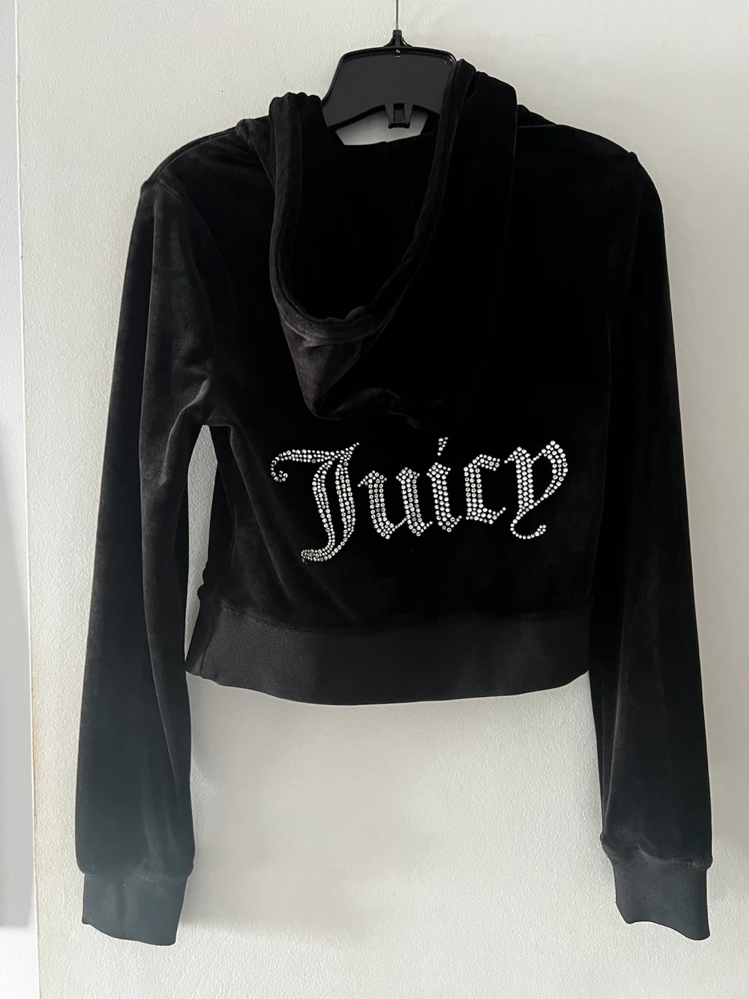 Juicy Couture Black Velour Hoodie