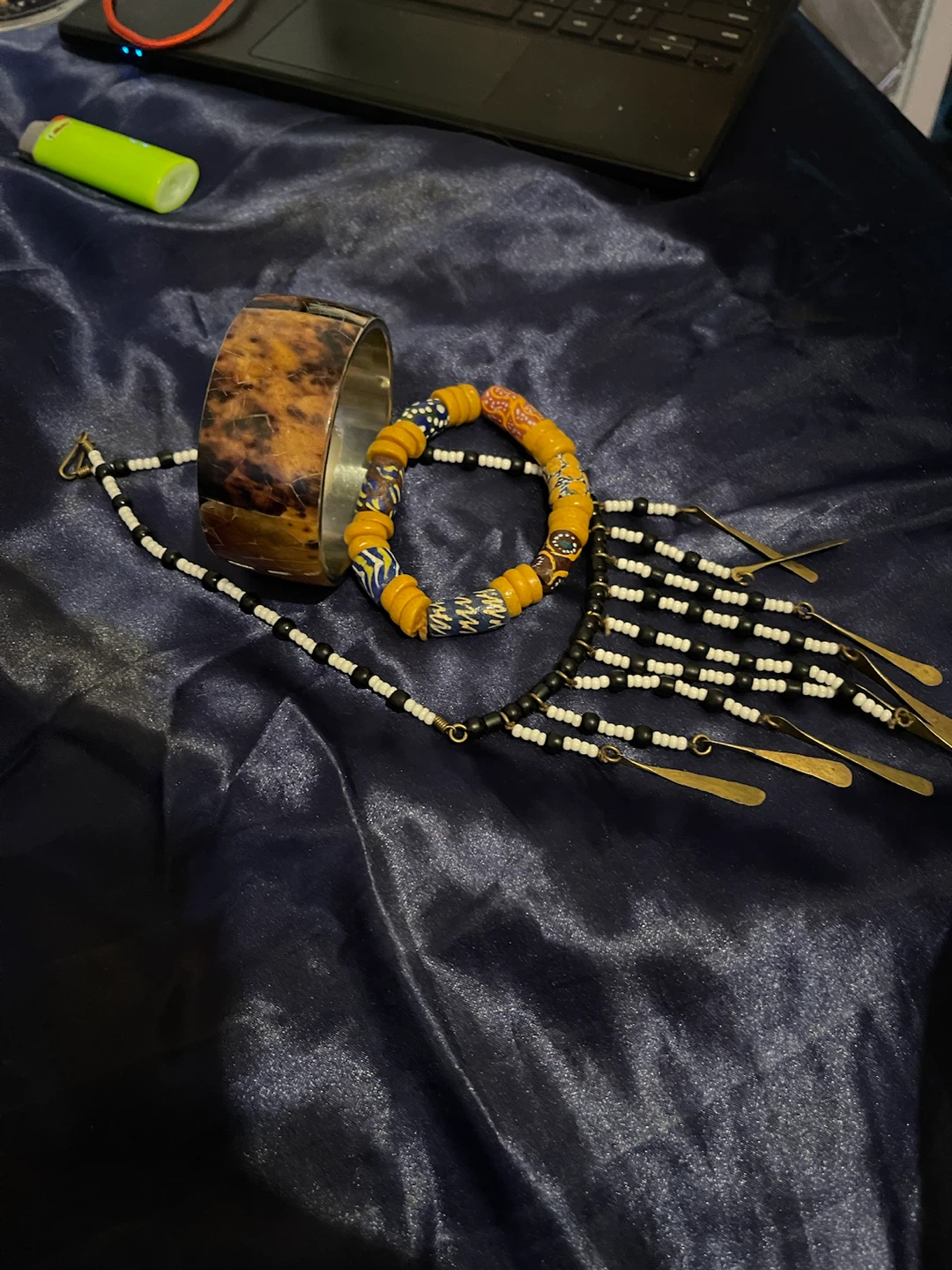 Three-Piece  African Jewelry Set - photo 2