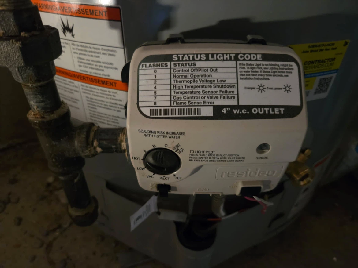 John Wood ProLine 40 Gallon Natural Gas Water Heater - photo 3