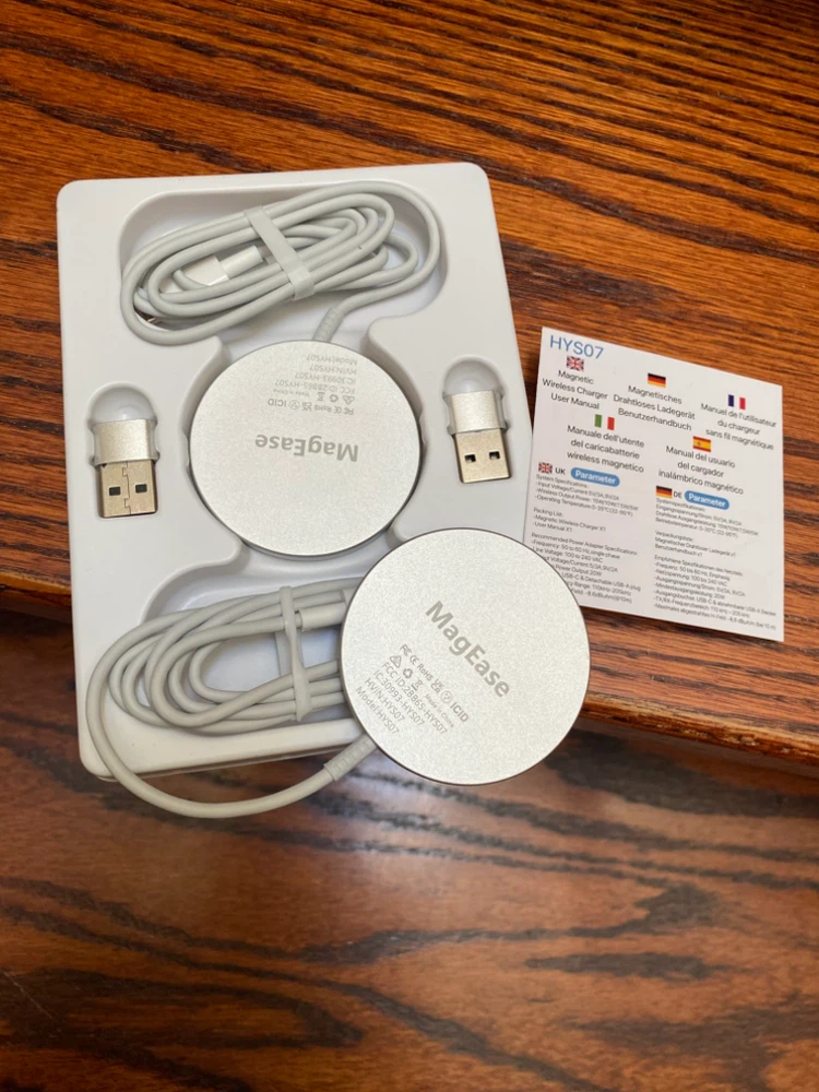 MagEase Magnetic Wireless Chargers (2 Pack) - photo 3