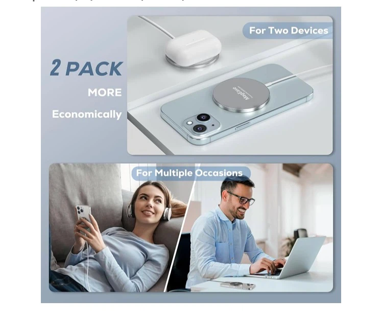 MagEase Magnetic Wireless Chargers (2 Pack) - photo 5