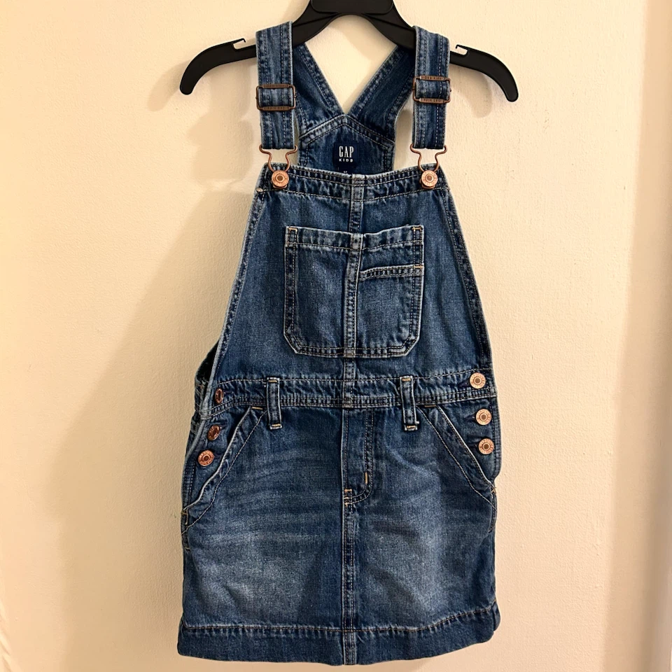 Gap Kids Denim Overall Dress