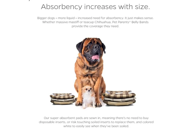 Pet Parents Washable Belly Bands X-Small - photo 5