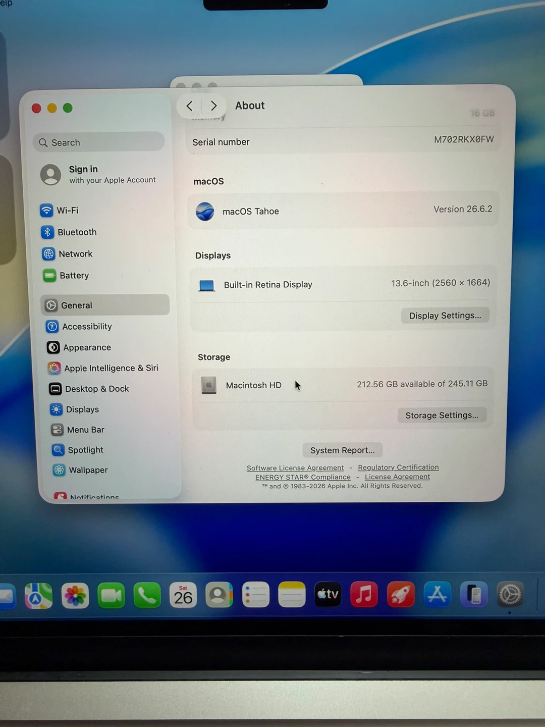 MacBook Air M4 2025 16GB RAM 256GB SSD WIth MagSafe Charger - photo 3