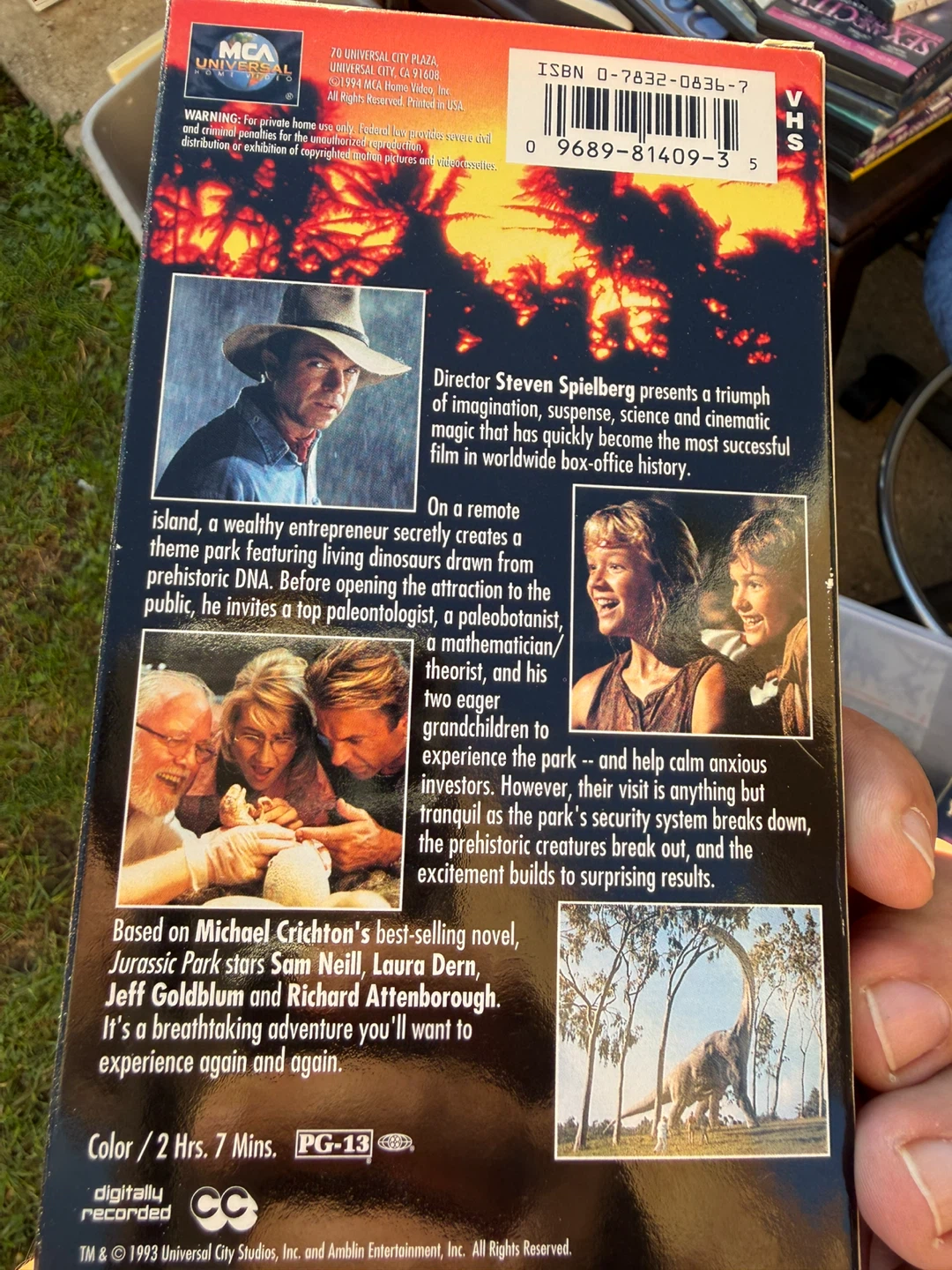 Jurassic Park VHS Tape - photo 2