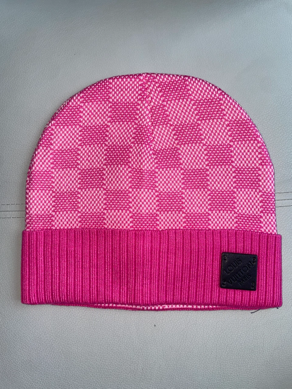 Louis Vuitton Pink Knit Beanie