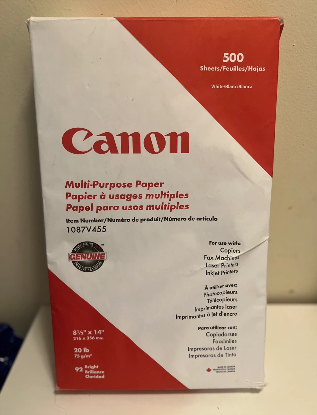 Canon Multi-Purpose Paper 8.5 x 14 inch