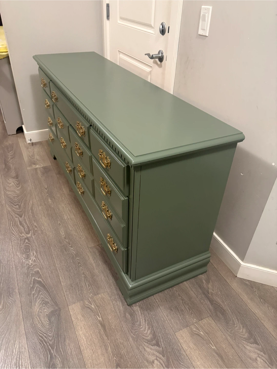 Stunning Custom Sage Green dresser - photo 5