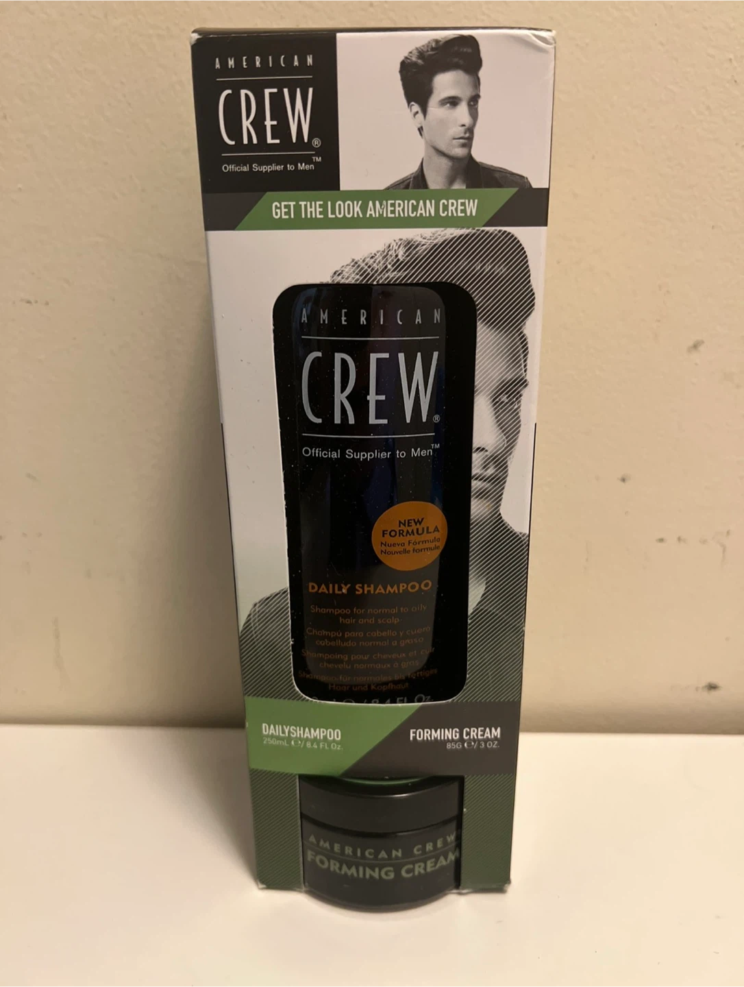 New-American Crew Daily Shampoo and Forming Cream Gift Set