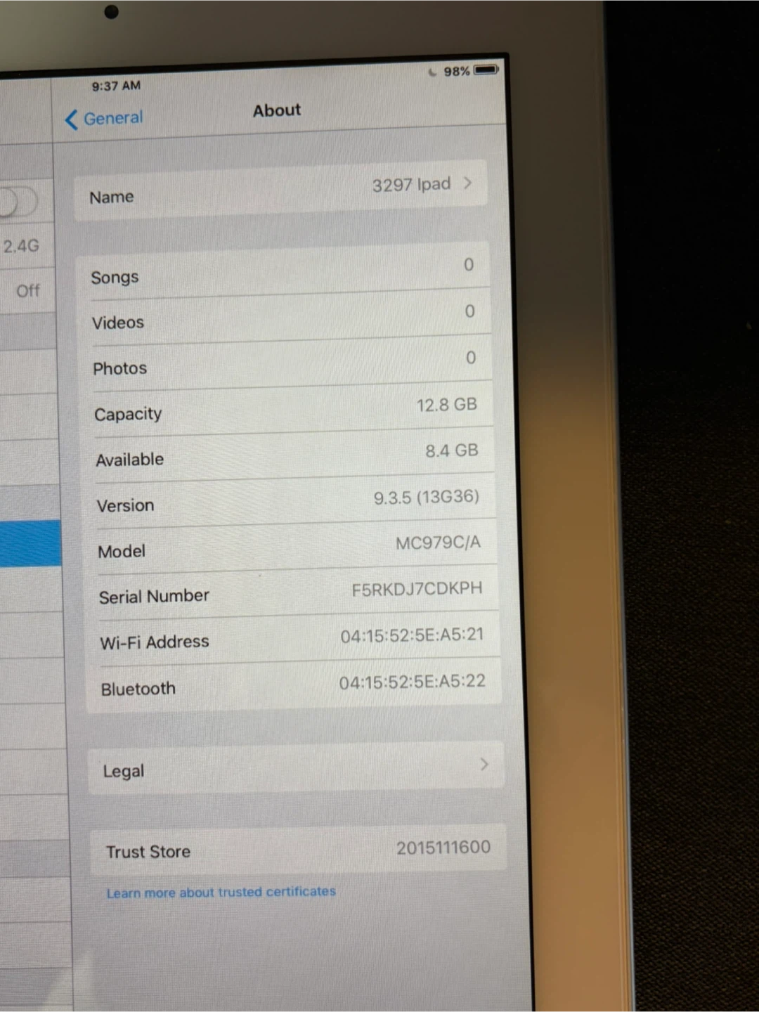 Apple iPad 16GB Silver 2 Gen. - photo 4