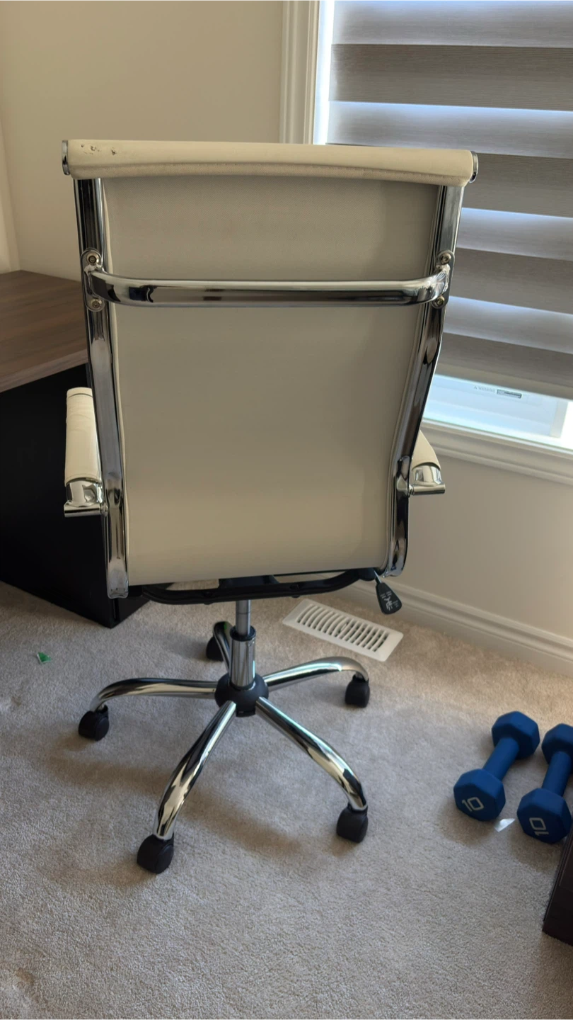 White Office Chair - photo 4