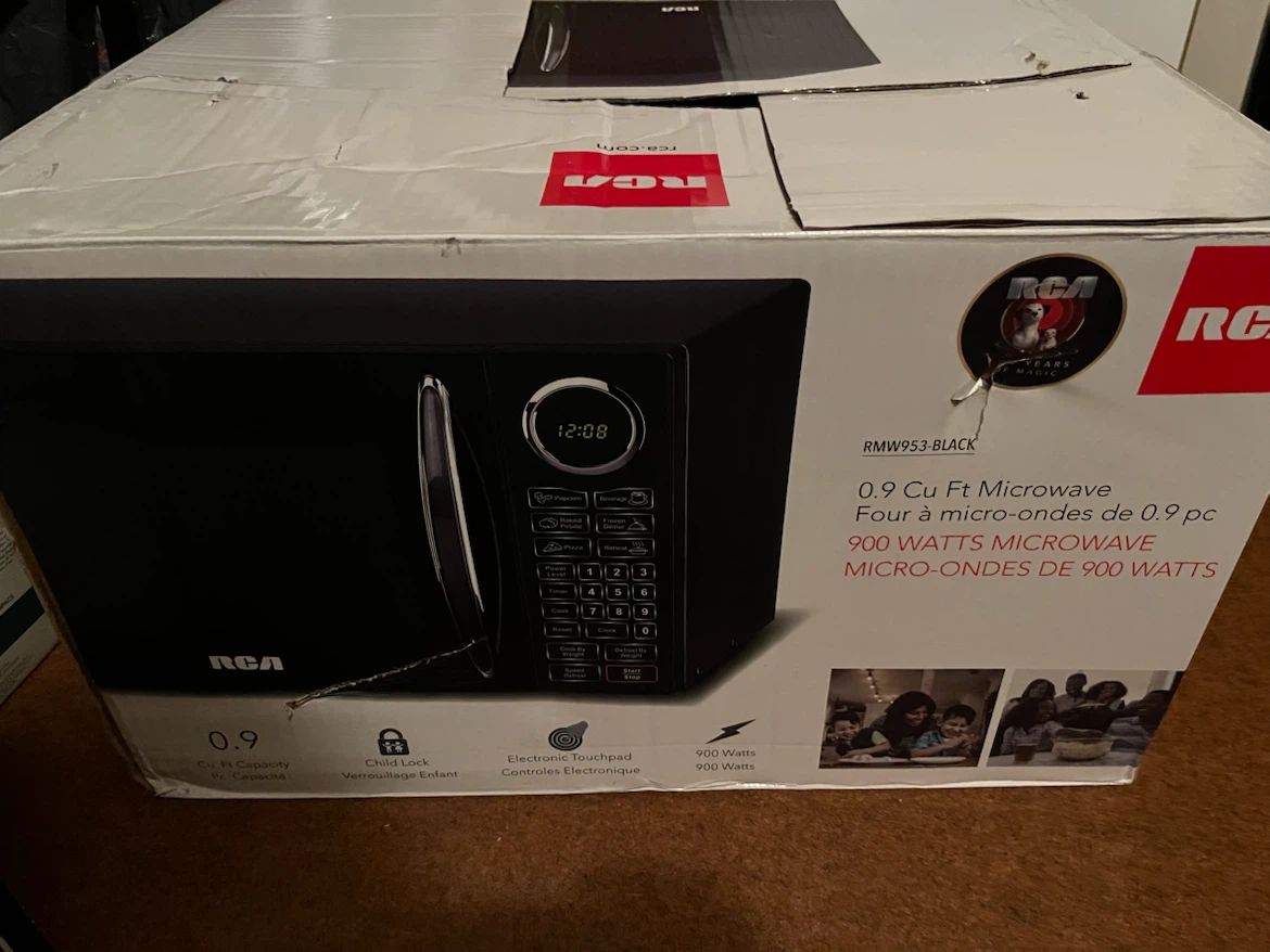 RCA 0.9 Cu Ft Microwave