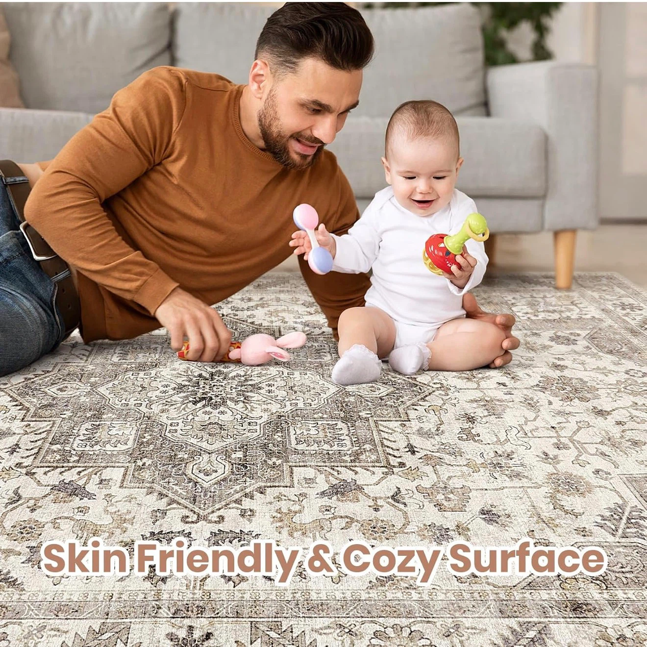 Machine washable area rug - photo 3