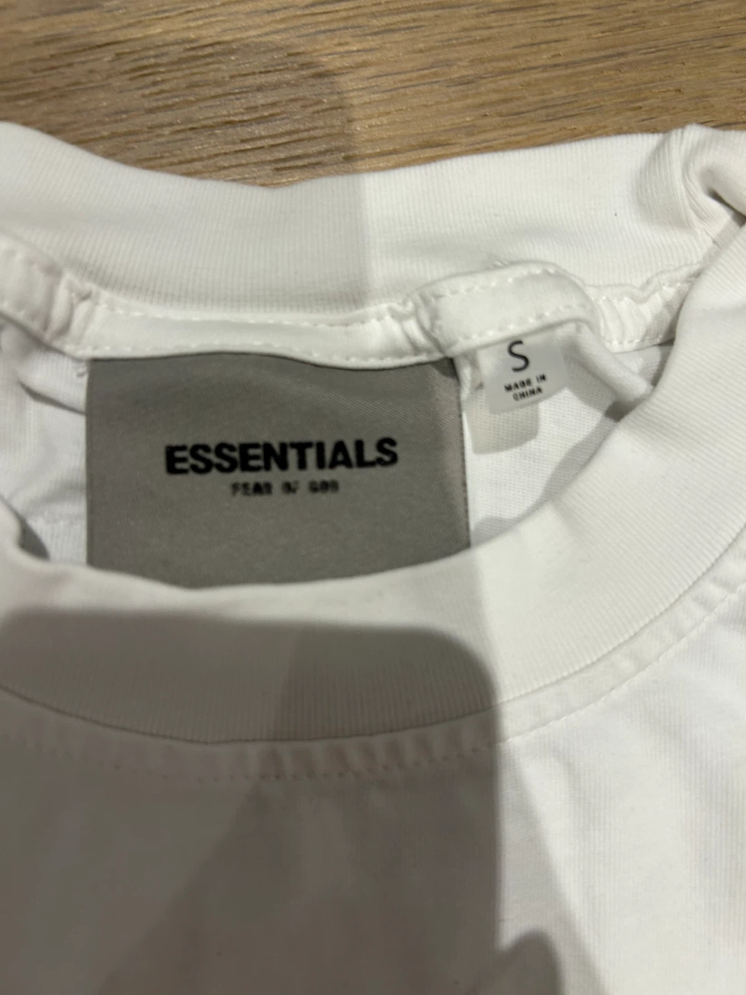 Fear of God Essentials White T-Shirt - photo 3