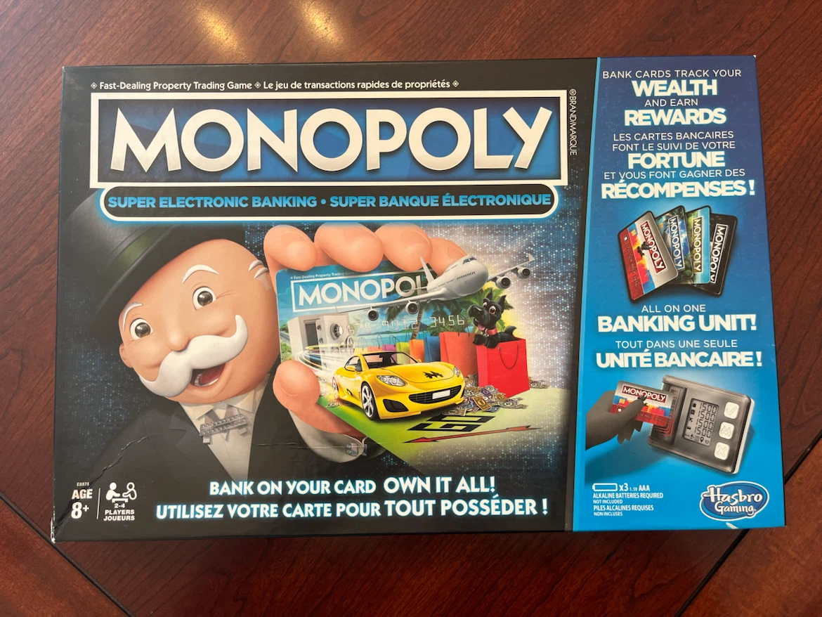 Monopoly Super Electronic Banking Board Game